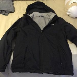 North Face dryvent fleece windbreaker